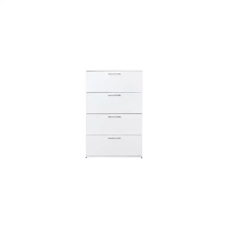 Commode Jumbo brillante à quatre tiroirs