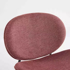 Fauteuil d'appoint individuel Mid-Century Modern Shell Chair avec piètement tripode et cuir, finition noyer, dossier confortable