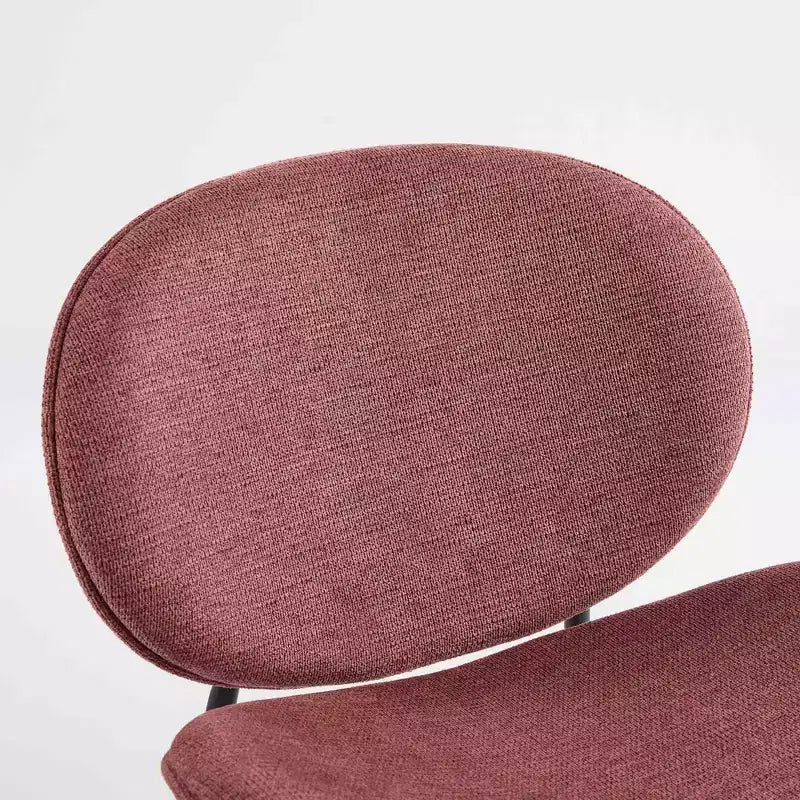 Fauteuil d'appoint individuel Mid-Century Modern Shell Chair avec piètement tripode et cuir, finition noyer, dossier confortable