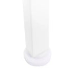 Étagère de rangement à 4 niveaux, support polyvalent pour livres et objets, cadre en fer, 147 cm, blanc ivoire/noir