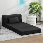 Canapé-lit pliable, fauteuil-lit avec oreiller, canapé futon convertible moderne en lin