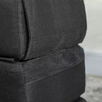 Canapé-lit pliable, fauteuil-lit avec oreiller, canapé futon convertible moderne en lin