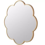 Miroir mural rond 28 x 28, miroir décoratif à cadre doré