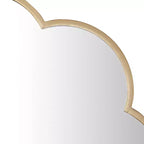 Miroir mural rond 28 x 28, miroir décoratif à cadre doré