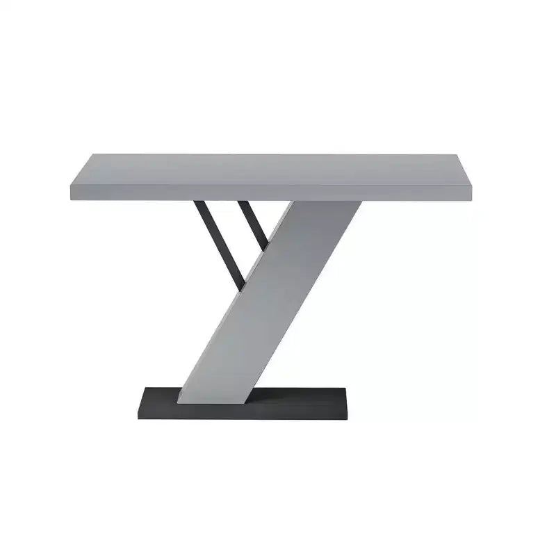 Chintaly Imports,Slanted Gray Wooden Pedestal