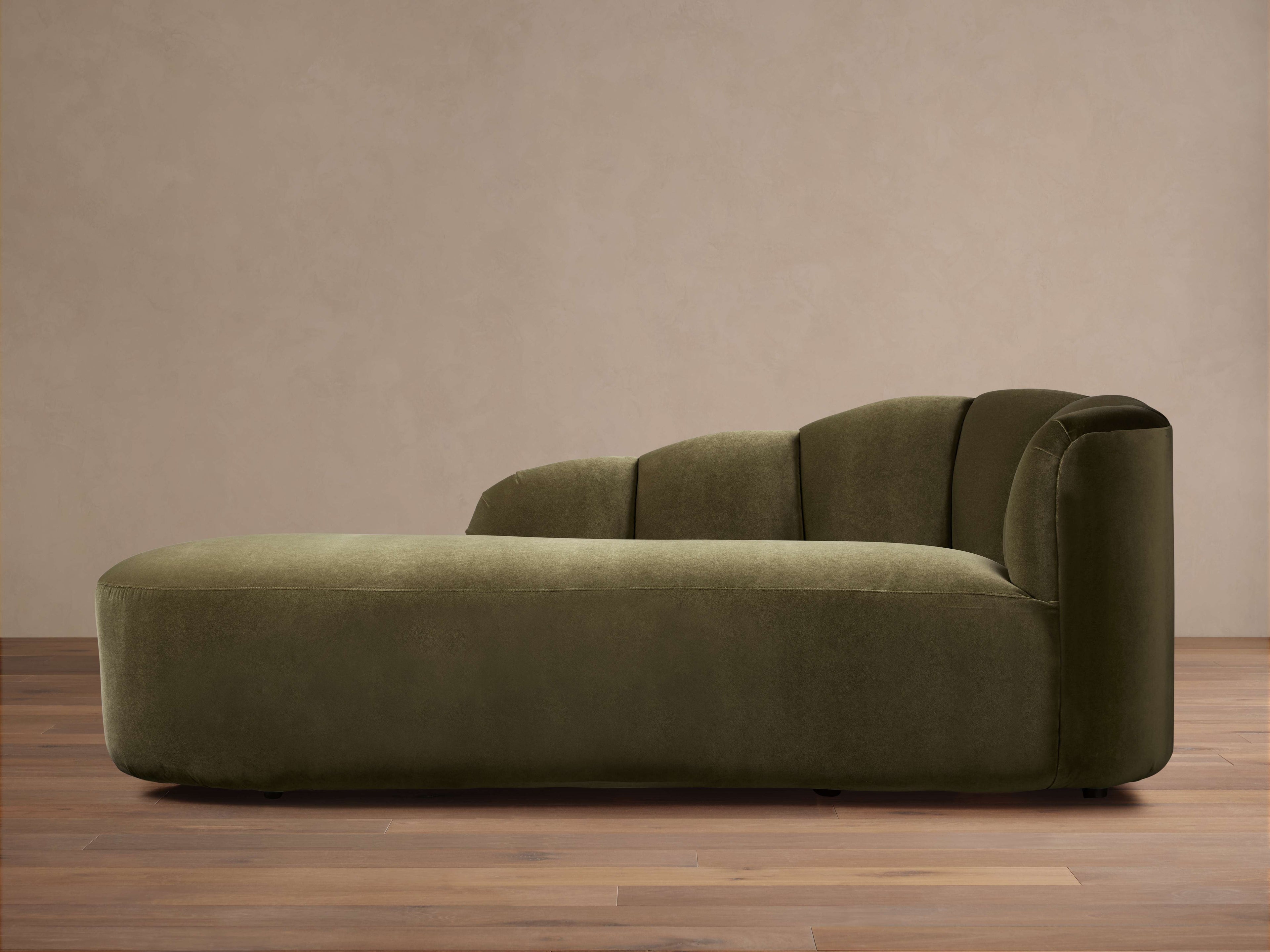 Lit de repos rembourré avec mousse végétale et dossier en fibres de polyester