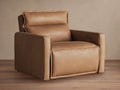 Fauteuil pivotant rembourré avec coussin en mousse haute densité