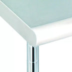 Table de travail en acier inoxydable de qualité commerciale NSF, hauteur 35,5", chariot de cuisine avec rangement