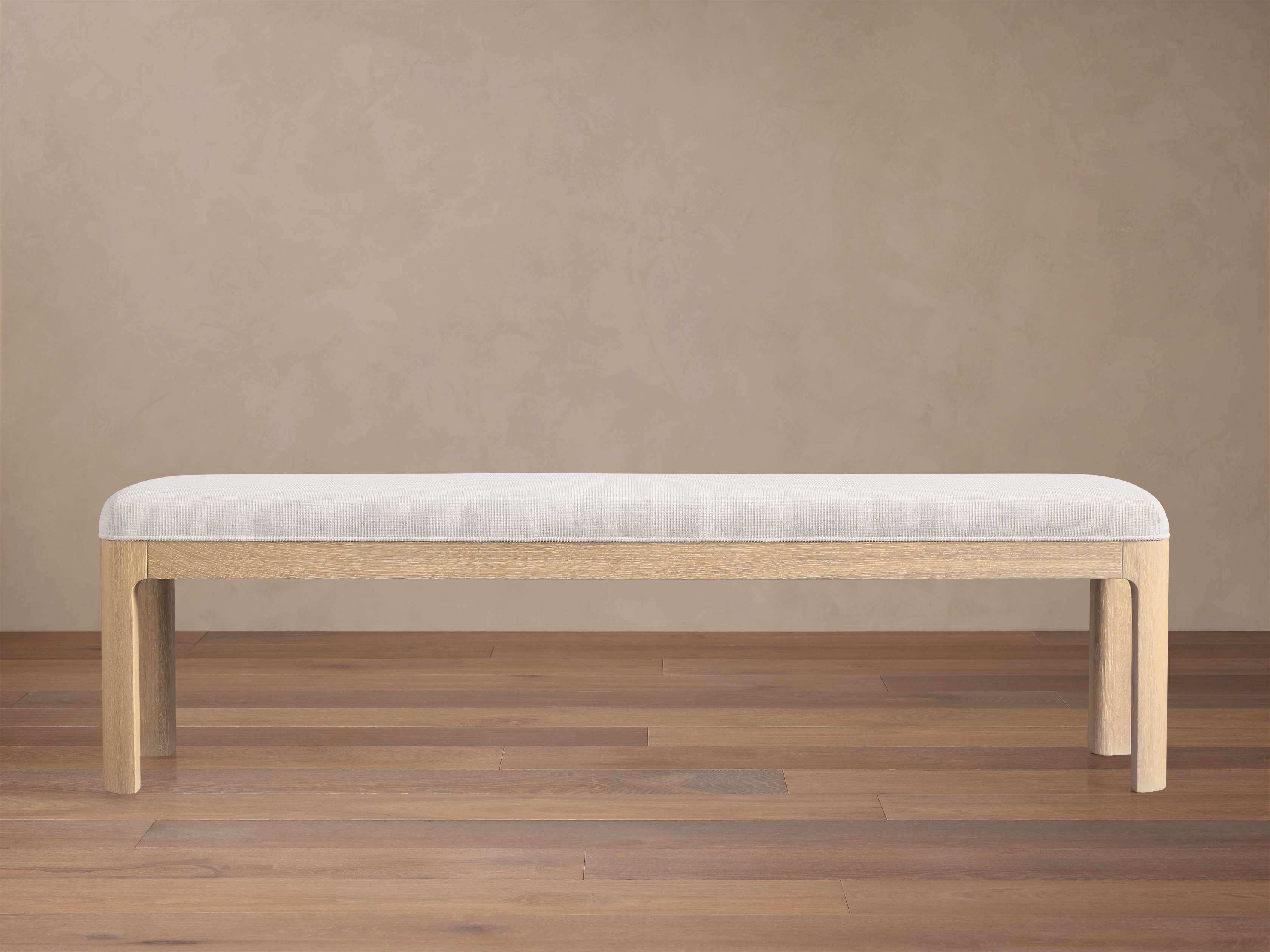 Banc en placage de chêne issu de sources durables