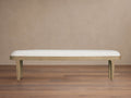 Banc rembourré en chêne avec mousse de polyuréthane