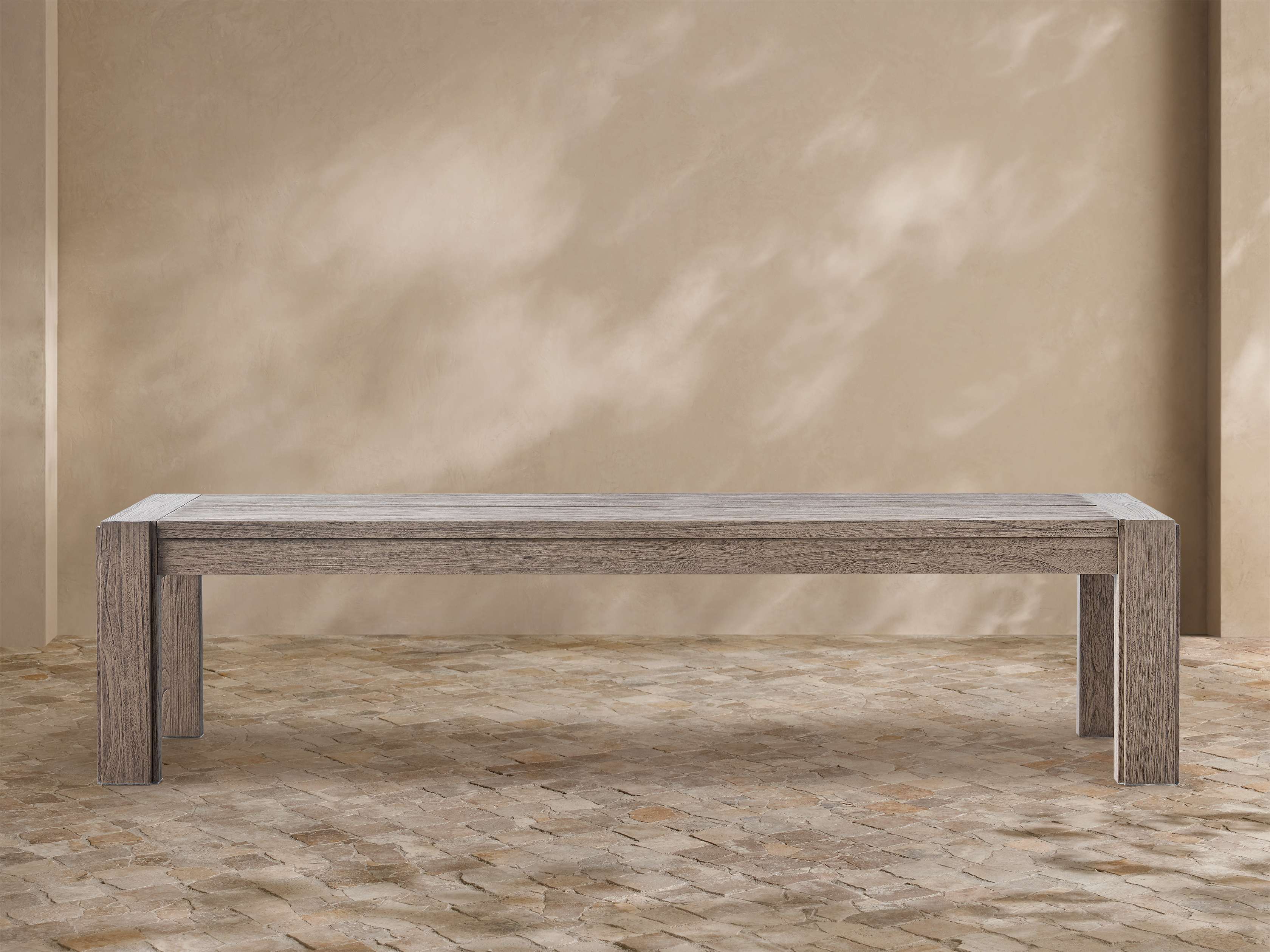 Banc de salle à manger extérieur en teck de qualité A